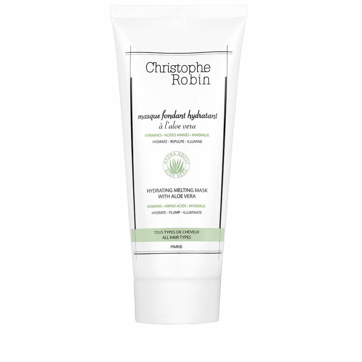 Masque capillaire Christophe Robin Hydratant Aloe Vera (200 ml)